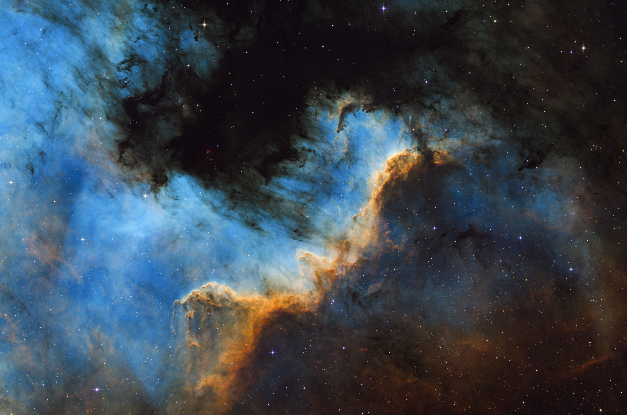 Papp Bence: NGC7000 - Shadow and glory