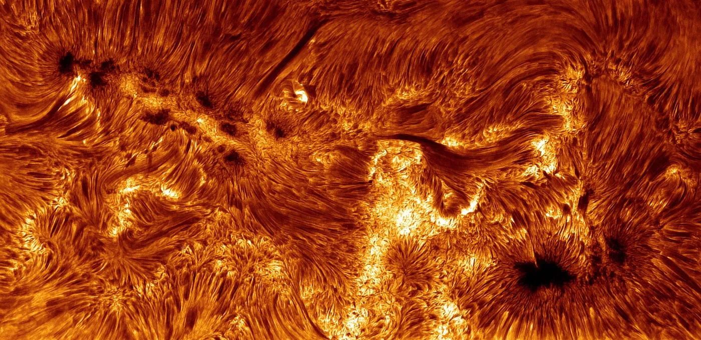The 230,000 km-Long Active Region 4048