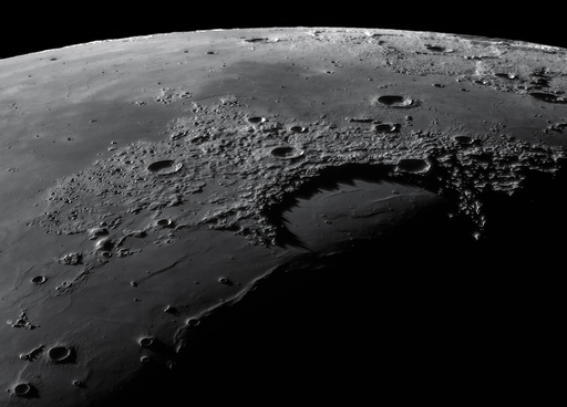 Shadow Peaks of Sinus Iridum – Our Moon/Holdunk