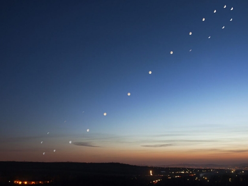 Analemma of the moon