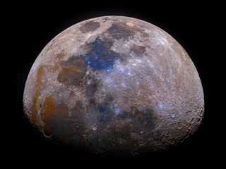 The Moon's colorful minerals