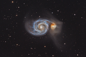 M 51, avagy az Örvény-galaxis