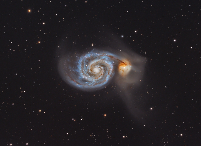 M 51, avagy az Örvény-galaxis