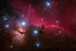 IC 434 és a Lófej-köd (Barnard 33)