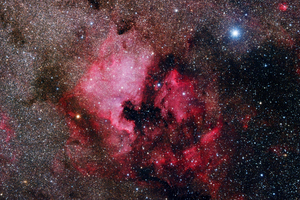 Az Észak-Amerika-köd és környezete