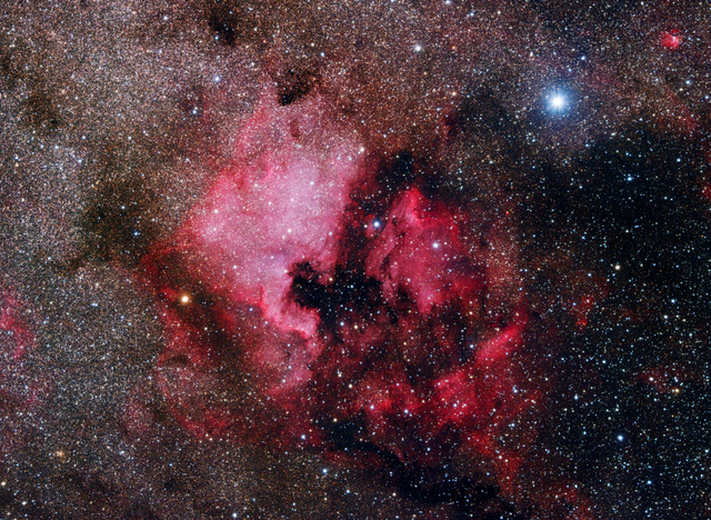 Az Észak-Amerika-köd és környezete