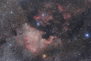 Észak-Amerika köd - NGC7000