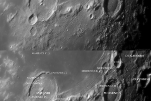 A Gassendi kráter és környéke