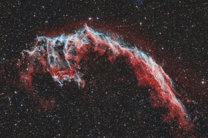 Keleti fátyol köd NGC 6992, NGC 6995