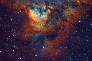 A Kozmikus Kérdőjel-köd (NGC7822, Sh2-171/ Cederblad 214) - SHO verzió