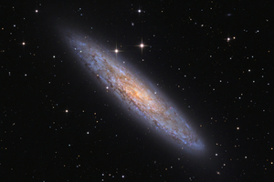 NGC 253 Sculptor galaxis, vagy Ezüstdollár galaxis