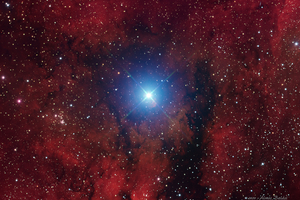 A Sadr csillag (Gamma Cyg) Ha-LRGB
