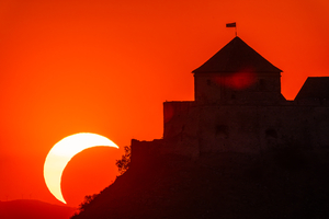 Részleges Napfogyatkozás Sümeg 2026 II.
