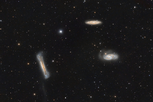 M65, M66 és NGC3628  - Leo Triplet - Leo