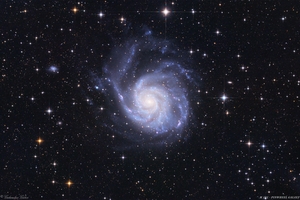 M 101 avagy Szélkerék galaxis a Nagy medvében