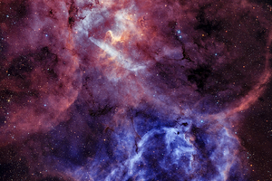 SH2-132: Oxigén buborék a Cepheusban