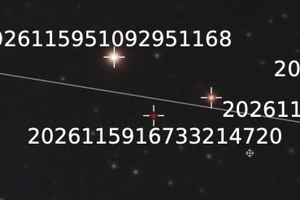 Albireo (β Cygni) és 2 ismeretlen hotpixel