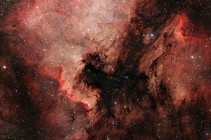 NGC 7000, IC 5070 Észak-amerikai és Pelikán köd