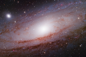 M31 - Andromeda-galaxis (panoramic perspective)