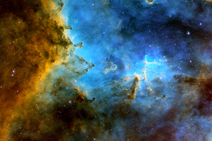 Ic 1805 központi régiója SHO