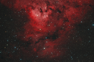 A Kozmikus Kérdőjel-köd (NGC7822, Sh2-171/ Cederblad 214) - HOO verzió