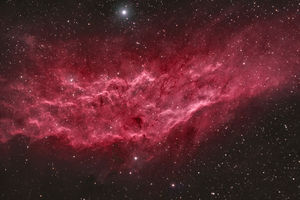 NGC1499 - Kalifornia-köd (Viharos óceán túl az operencián)