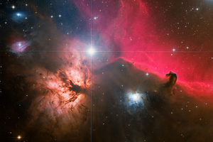 IC 434 Lófej-köd és Láng-köd