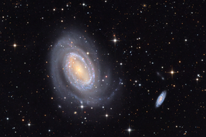 NGC 4725- NGC 4712 Kozmikus páros tánc a végtelenben