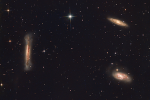 A Leo Triplet az Oroszlán Három Kincse