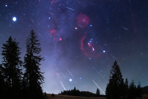 Geminidák a Varasó-tónál