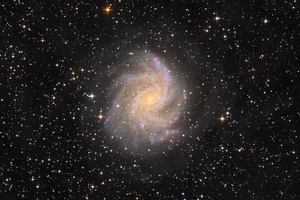 Tűzijáték galaxis (NGC 6946) close-up