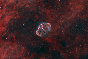 NGC6888 - Sarló köd (Crescent Nebula) ver.2