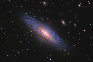 NGC7331 galaxis és egy szupernóva üzenete a multból (első feldolgozás)