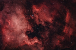 Mini távcső teszt (NGC7000)