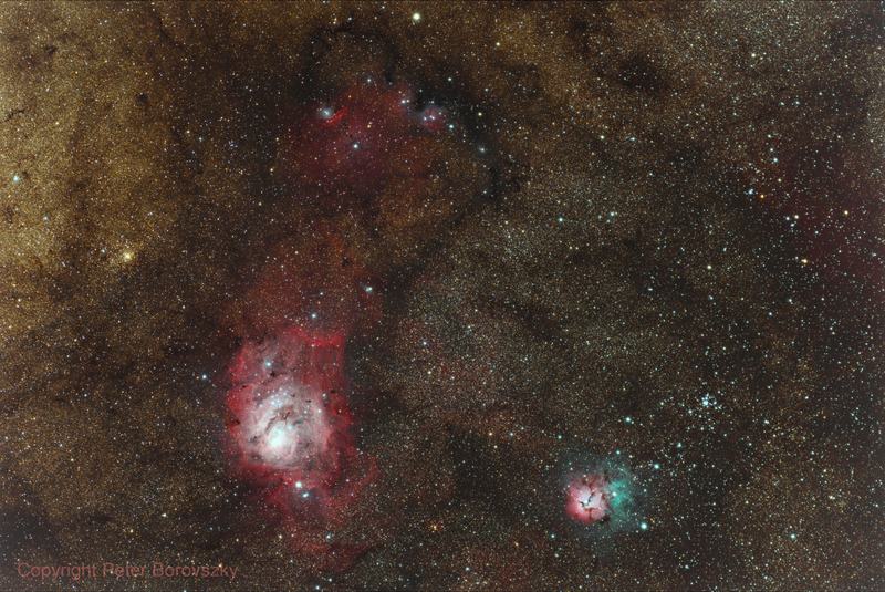 Laogon & Trifid Nebula