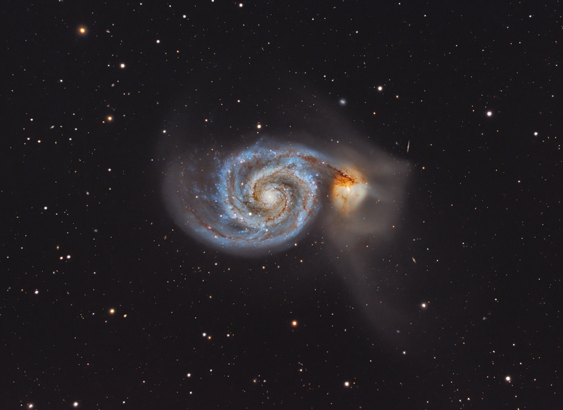 M 51, Örvény-galaxis