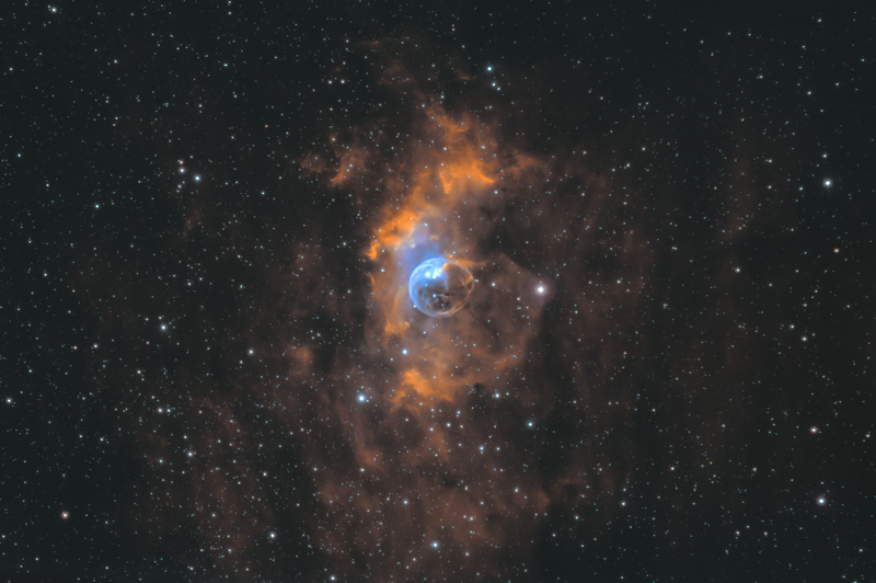Buborék köd - NGC 7635