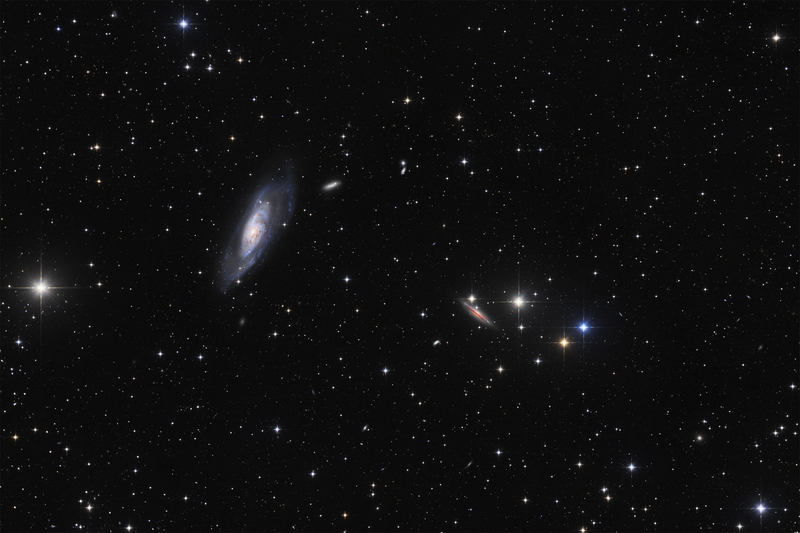 Messier 106 és környezete