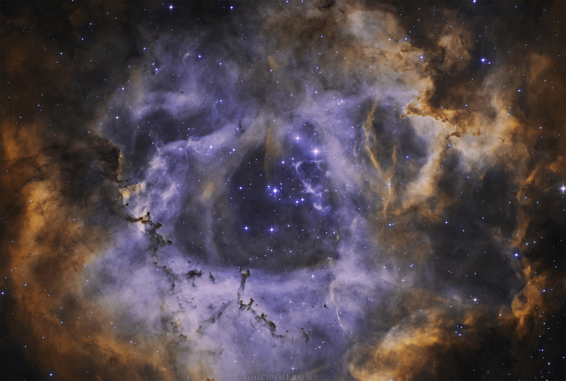 NGC 2244 - Ha-OIII bicolor feldolgozás