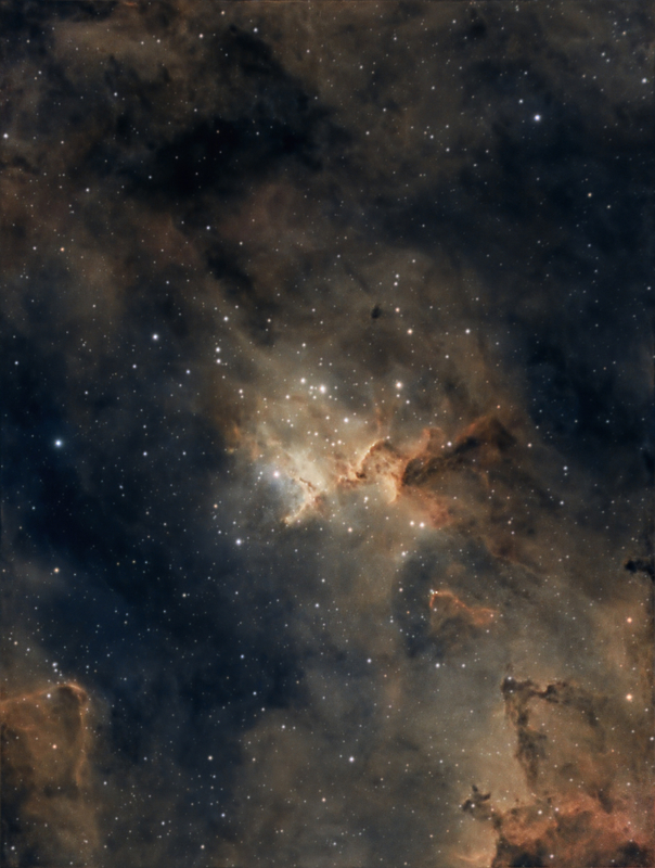 A Szív-köd közepe (IC 1805)