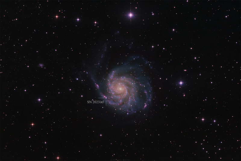 Messier 101 - SN 2023ixf a Szélkerék galaxisban
