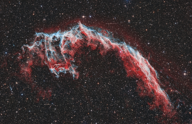 Keleti fátyol köd NGC 6992, NGC 6995