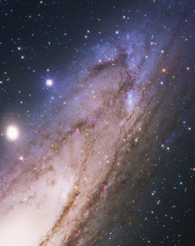 M31 Androméda részlet.