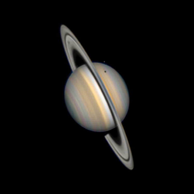 Szaturnusz és Tethys transit