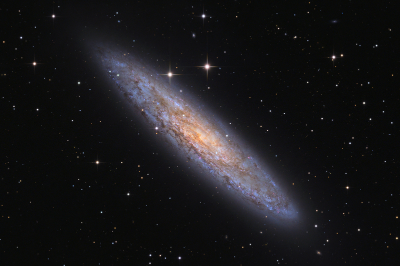 NGC 253 Sculptor galaxis, vagy Ezüstdollár galaxis