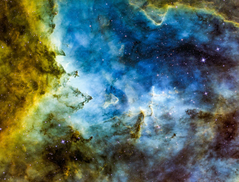 Ic 1805 központi régiója SHO