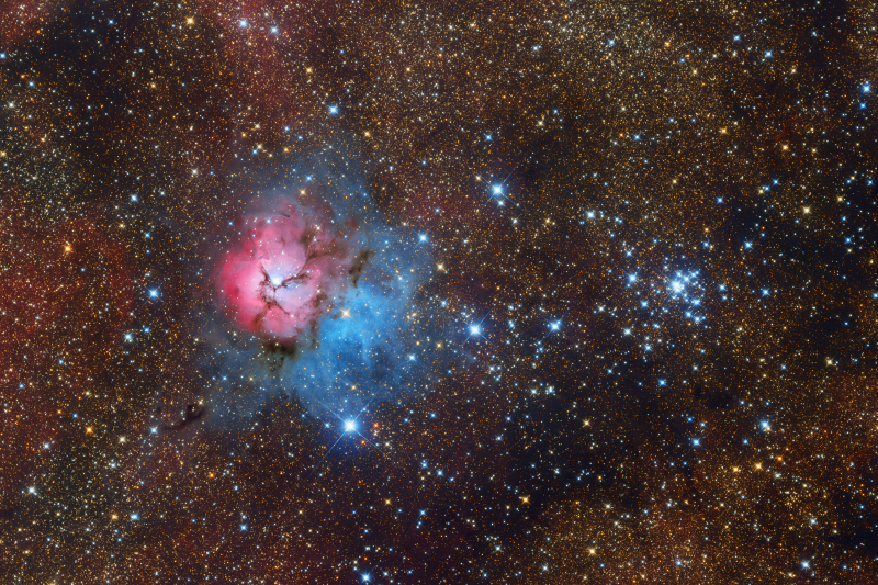Trifid nebula - Messier 20-21