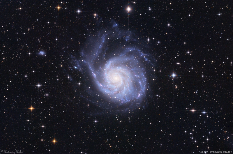 M 101 avagy Szélkerék galaxis a Nagy medvében