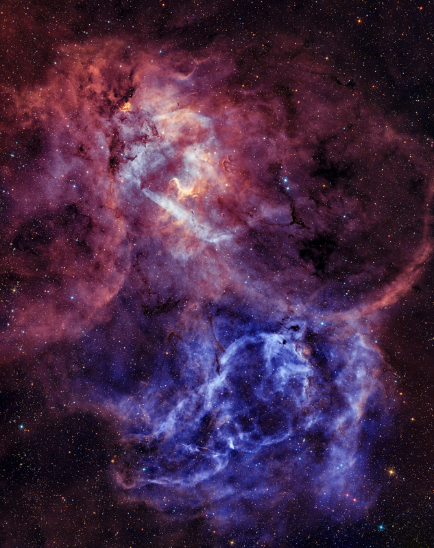 SH2-132: Oxigén buborék a Cepheusban