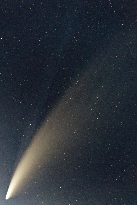 A C/2020 F3 (NEOWISE) - az utolsó hajnali kép